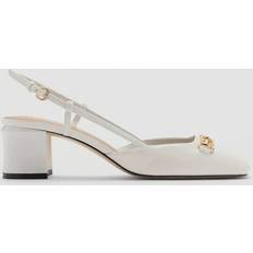 Mango Pumps Mango Heeled Shoes With Link Detail - Vit