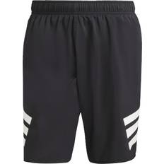 Multifärgade Badbyxor adidas 3-Stripes 8-Inch Badshorts - Black/White