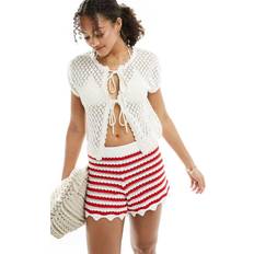 Lindex Cardigans Lindex Cecilia Crochet Cardigan - Beige