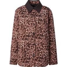 & Other Stories Overtøj & Other Stories Oversized Skjortejakke Med Leopardprint Brun