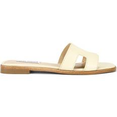 Steve Madden ゴールドトリム エレガント フラット サンダル スティーブ マデン STEVE MADDEN クロスデザインミュール