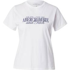 Abercrombie & Fitch Women T-shirts Abercrombie & Fitch Logo Graphic T-Shirt White