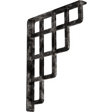 Moulding & Millwork Ekena Millwork 1 1/2 W x 12 D x 15 H Diane Wrought Iron Bracket