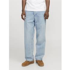 Jack & Jones Alex Posede Stive Jeans Lyseblå Vask