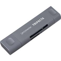 Memory Card Readers ProMaster Trifecta UHS-I Card Reader SD and MicroSD