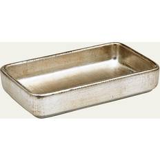 Silver Soap Holders Labrazel Ava Towel Tray Silver Leaf
