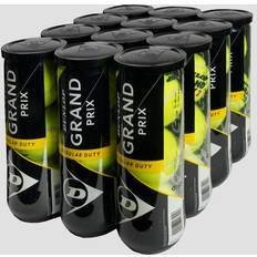 Tennis Balls Dunlop Grand Prix Regular Duty 12 Cans Tennis Balls -