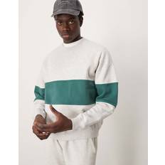 Abercrombie & Fitch Grey Jumpers Abercrombie & Fitch Crew Neck Sweatshirt Grey
