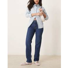 Abercrombie & Fitch Blue Jeans Abercrombie & Fitch Mid Rise Straight Jean Dark Wash