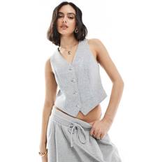 Vero Moda Kostymer Vero Moda Gråmelerad Kostymväst I Jersey - Grå
