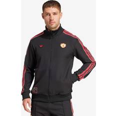 Jackor & Tröjor adidas Manchester United Icons Träningsoverallströja Svart/a