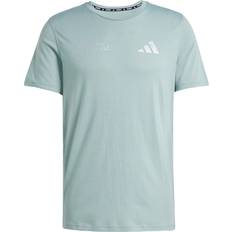 Herr - Silver T-shirts adidas Ultimate Metallic Graphic T-Shirt - Silver Green