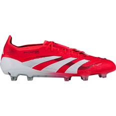 42 - Vuxen Fotbollsskor adidas Predator Elite FG Fotbollsskor - Lucred/FTWWHT/CBLACK