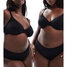 ASOS Undertøj ASOS Curve Mila Brasilianske Briefs Pakke 2 Par - Sort