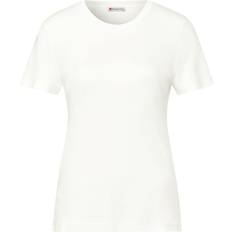 Street One Basic T-shirt - Enfärgad - Vit
