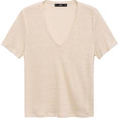 Mango Tøj Mango Shirts Linito - Ecru