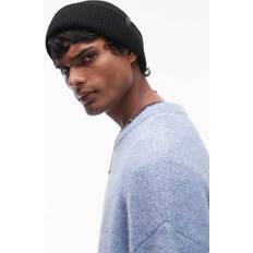 AllSaints Headgear AllSaints Merino Wool Fisherman Beanie - Black