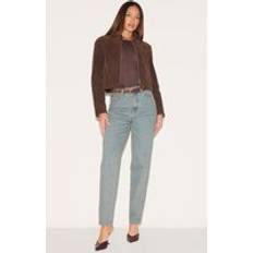 PrettyLittleThing Tall Vintage Wash High Waist Mom Jeans - 12