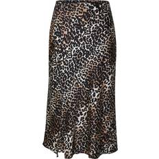 Brun Nederdele Only Carmakoma Nederdel - Brun/Sort/Offwhite