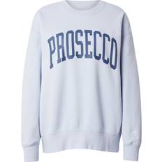 Abercrombie & Fitch Jumpers Abercrombie & Fitch Varsity Slogan Crewneck Blue