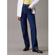 Calvin Klein Dame Jeans Calvin Klein High Rise Straight Jeans - Denim