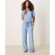 JDY Wide Leg Trousers Co-Ord - Light Blue