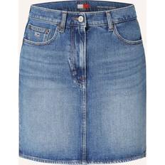 Röcke Tommy Jeans Damen Jeansrock Mom Fit - Blue