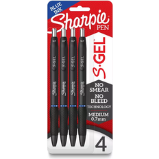 Arts & Crafts Sharpie S-Gel Pens Medium Tip 0.7mm Blue 4-pack