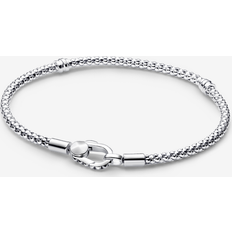 Pandora Berlockarmband Med Lås & Nitar