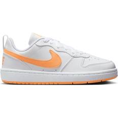 Nike Kids' Grade School Court Borough Low Recraft Shoes - White/Peach