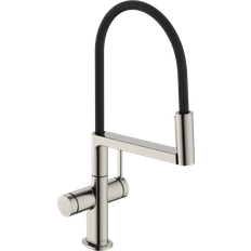 Hansgrohe talis Hansgrohe Talis Select M54 PowderSpray Spültisch-Einhebelmischer 72861800 3jet Edelstahl Finish Edelstahl