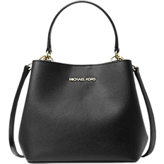 Michael Kors damen tasche umhängetasche pratt sm bucket messenger schwarz neu