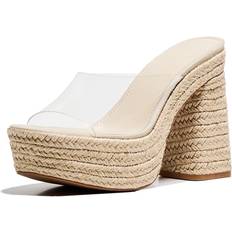Transparent Sko Bershka Pantoletter - Transparvede