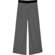 Mads Nørgaard Cotton Stripe Veran Pants - Brede Ben