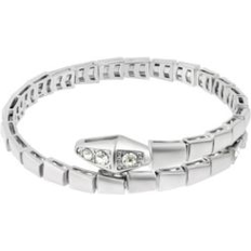 Jewelry Adornia Wrap Snake Cuff Bracelet - Silver
