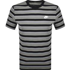 Nike Yellow Tops Nike Stripe T-Shirt - Black