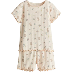 H&M Printed Pajamas - Light Beige/Bunnies