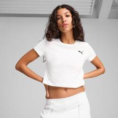 Puma T-shirts Puma Women's Wardrobe Essentials Baby T-Shirt - White