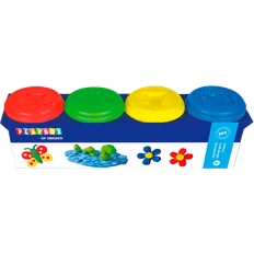 PlayBox Modellervoks 4 farver 140g 4 stk