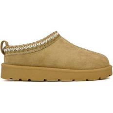 Synthetic - Women Slippers XY London 'Zoe' Aztec Faux Fur Slip On Micro Slippers Light Tan