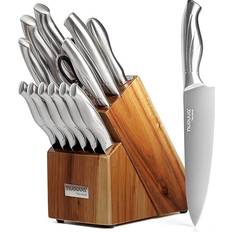 Kitchen Block 14-Piece with Hardwood Block