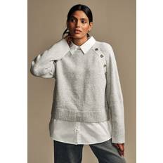NEXT Striktrøjer Sweatere NEXT Pullover - Grå-Meleret
