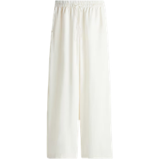 H&M Linen Blend Trousers - White