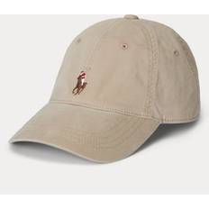 Grey Caps Polo Ralph Lauren Logo Baseball Cap - Beige
