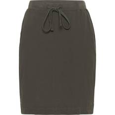 Grey - Short Skirts Kaffe Naya Plain Cotton Skirt
