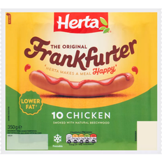 Herta Chicken Frankfurters Hot Dogs, 350g