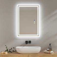 EMKE Badrumsspegel Med LED-Ljus 50 x 70 cm