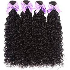 Brazilian Virgin Hair Bundles Water Wave Human Hair Bundles 16 18