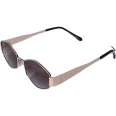 Aldo Rilibaen Slim Hex Sunglasses - Black/Gold