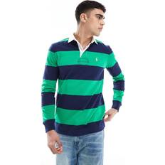 Polo Ralph Lauren Icon Logo Stripe Rugby - Navy/Green